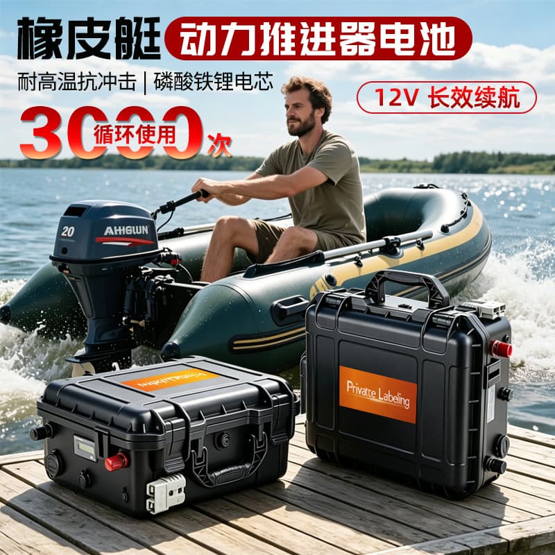 High-Quality Bluetooth Lithium Battery 12V 150AH Long Endurance Inflatable Boat Thruster Power Battery with Complete Certifications