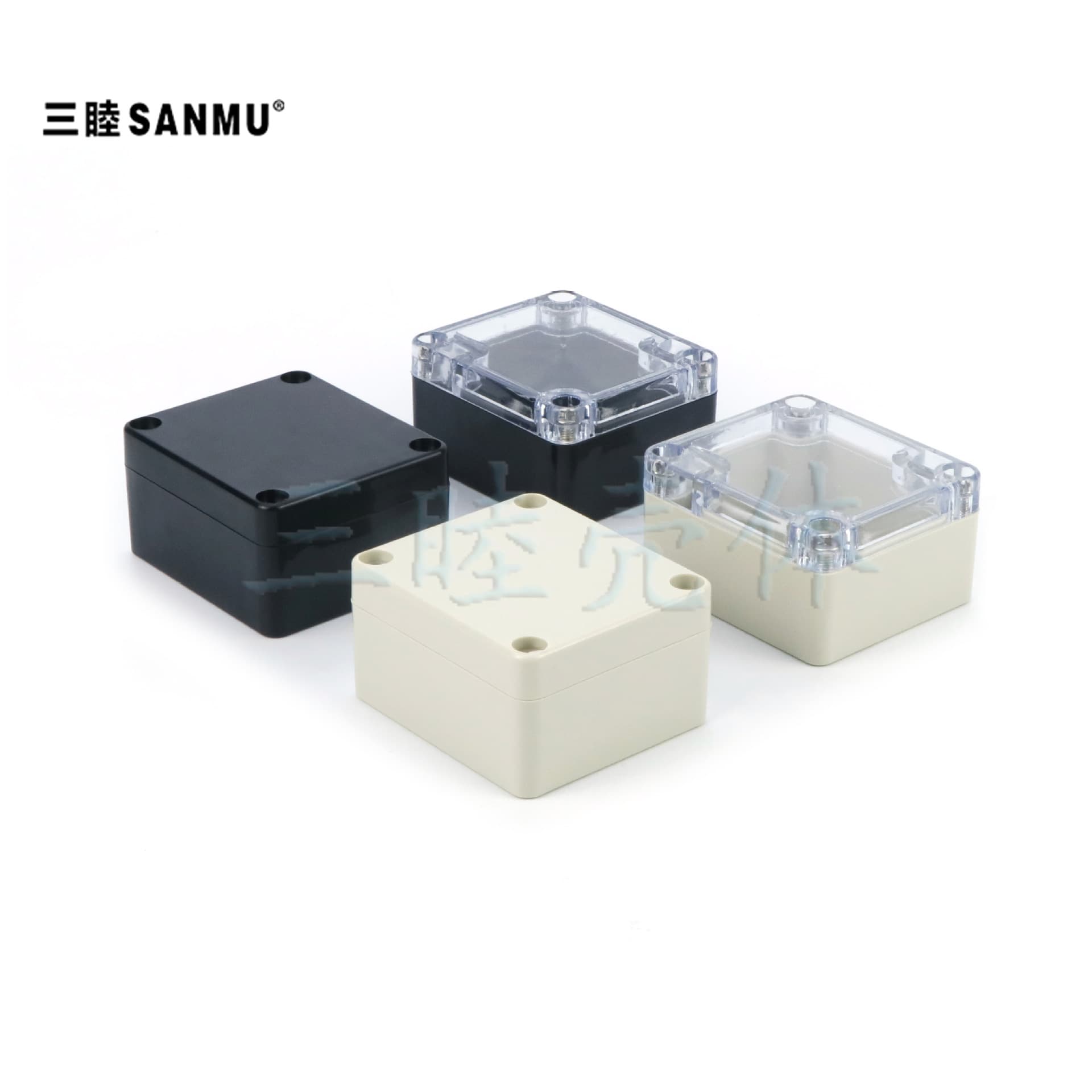 Plastic shell, switching power supply box, ABS small waterproof enclosure 2-22: 63*58*35MM