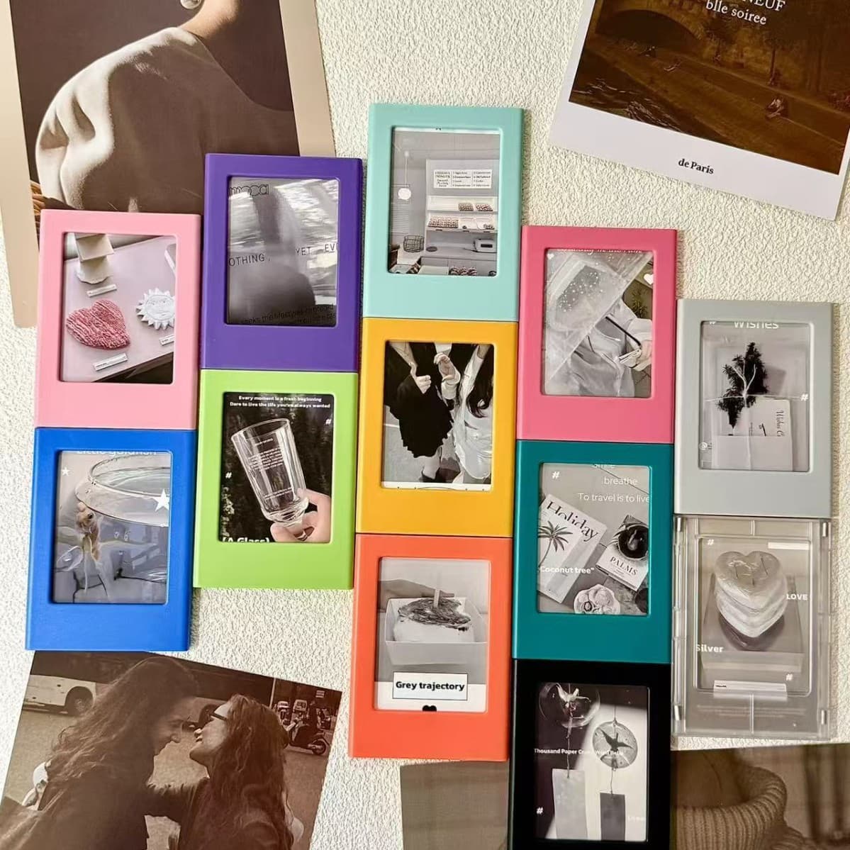 3-inch Magnetic Polaroid Frame, Amazon TEMU Hot Selling Creative DIY Magnetic Photo Frame, Fun Mini Magnetic Frame