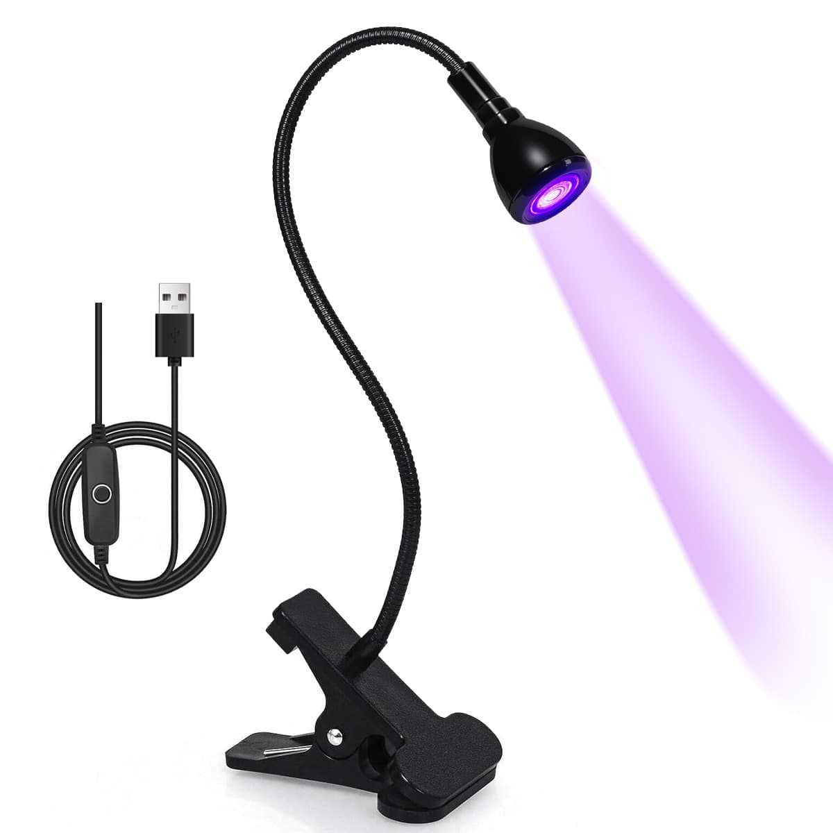 USB Nail Lamp LED Curing Light Fast-Dry Gel Polish Dryer Smart Sensor High-Power Manicure Light