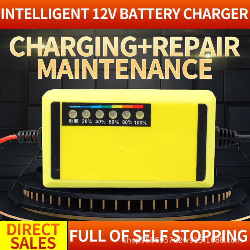 12V2A Motorcycle Battery Charger, Sprayer Battery 8AH 20AH Compatible Single Block Charger CE Certified