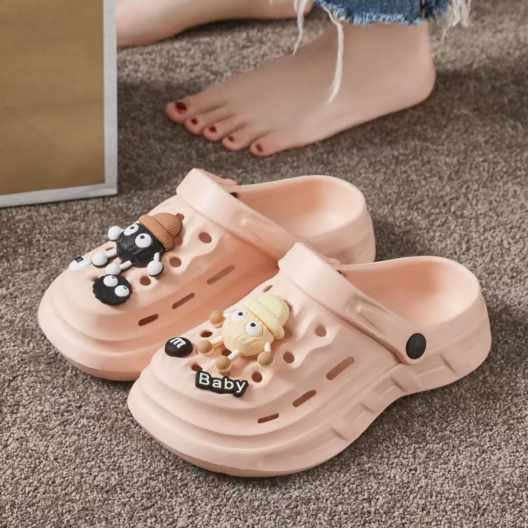 2025 New Eva Clogs for Women, Summer Couple Thick-Soled Slippers, Home Fashion Outer Wear Clogs
