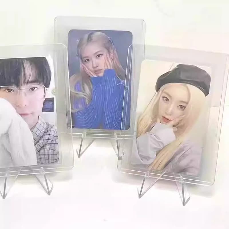 Transparent display stand, commemorative coin mini stand, badge display stand, desktop ornament wholesale