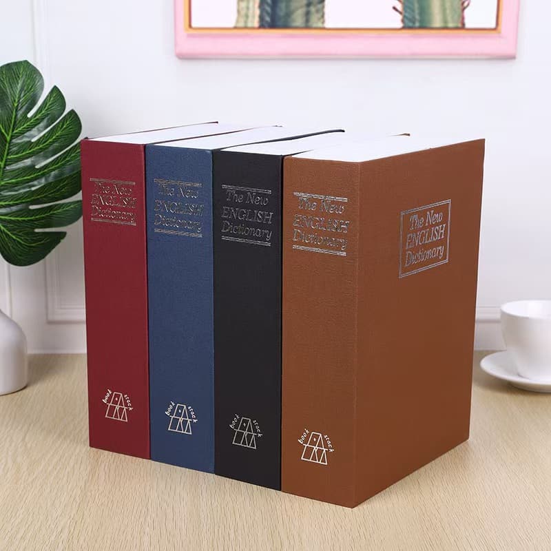 Simulated book safe, creative gift, password piggy bank, dictionary piggy bank, secret anti-theft storage box