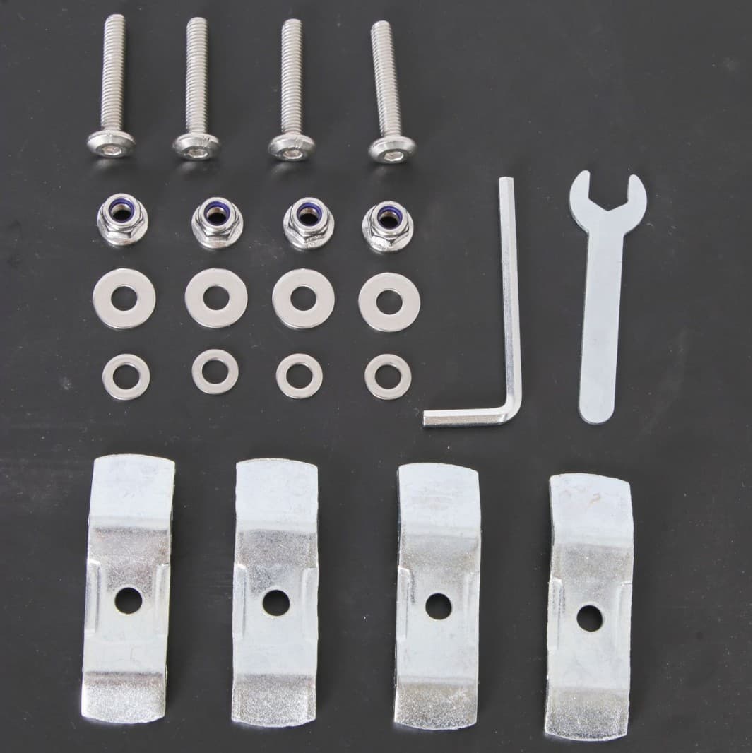 Motorcycle Aluminum Tail Box Accessories Kit Screw Set Lock Cylinder Lock Quick-Release Base Plate Installation Kit Side Case Accessories