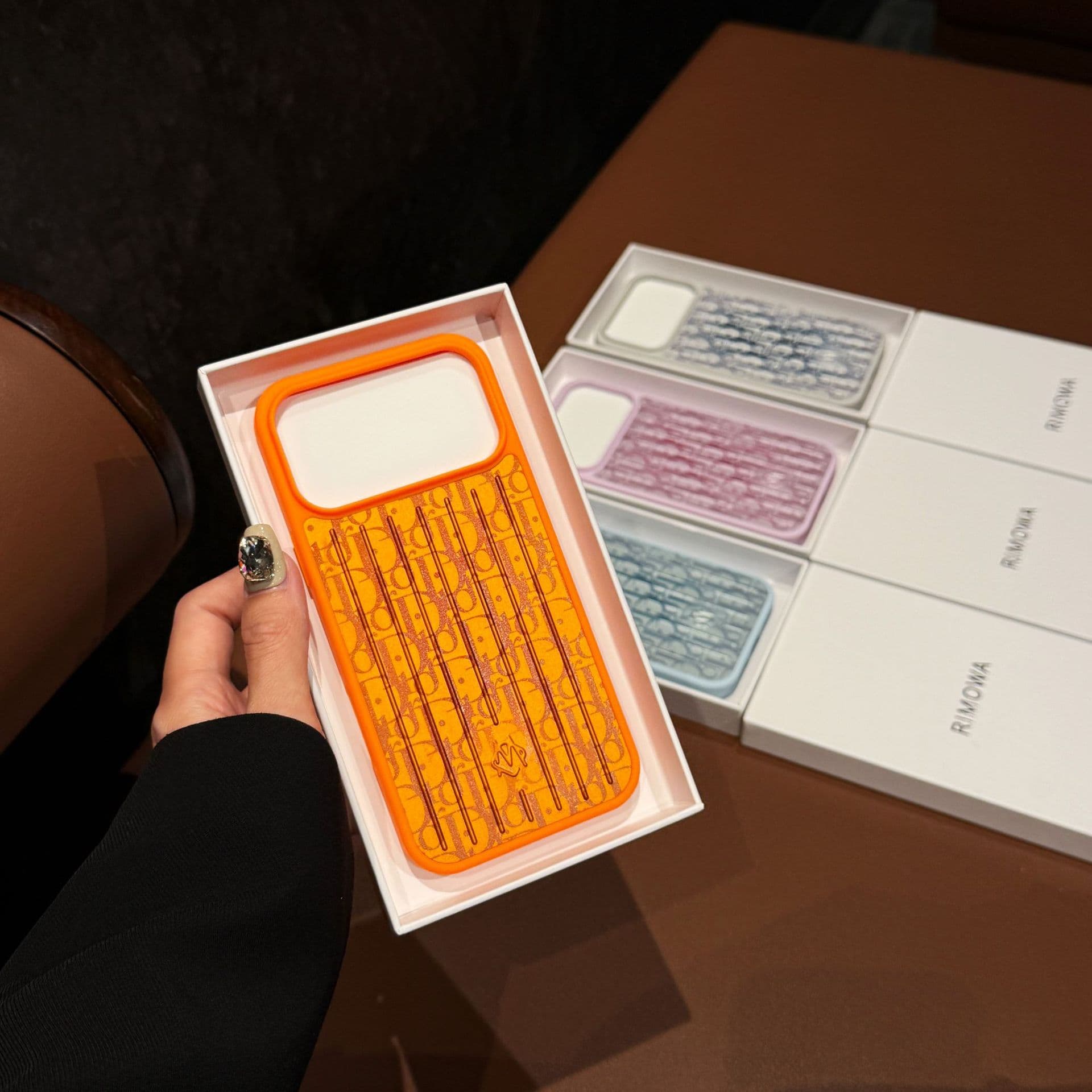 RIMOWA x Dior For Apple 17 Pro/Pro Max Aluminum-Magnesium Luggage Phone Case