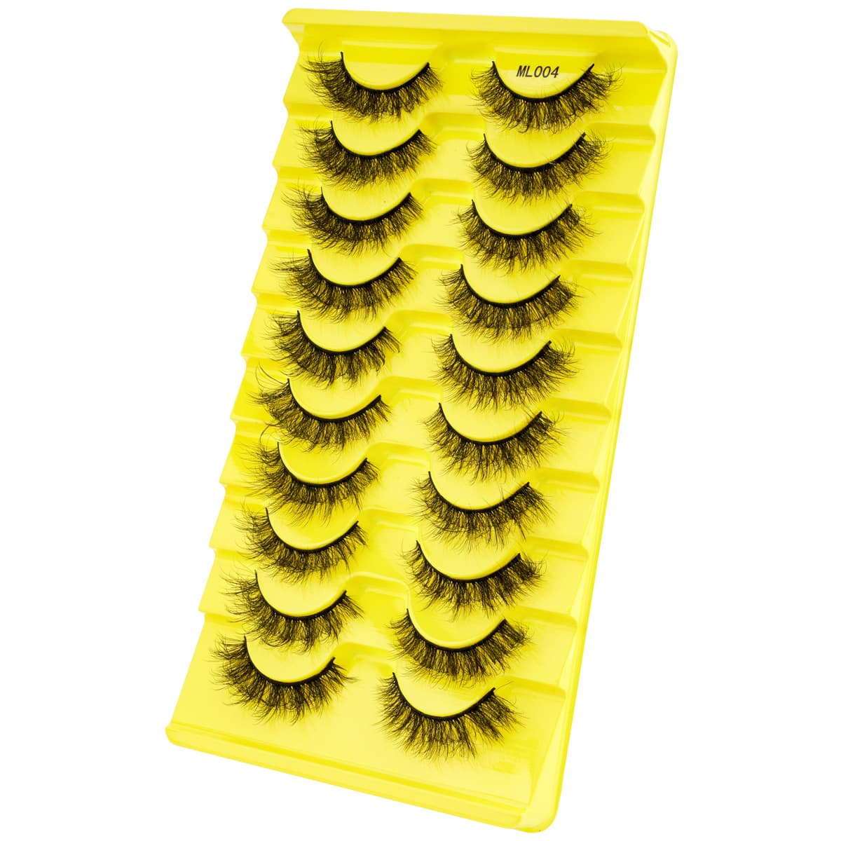 New product 10 pairs of short false eyelashes with explosive hair, 3D three-dimensional effect, natural and thick, European and American exaggerated eyelashes in stock