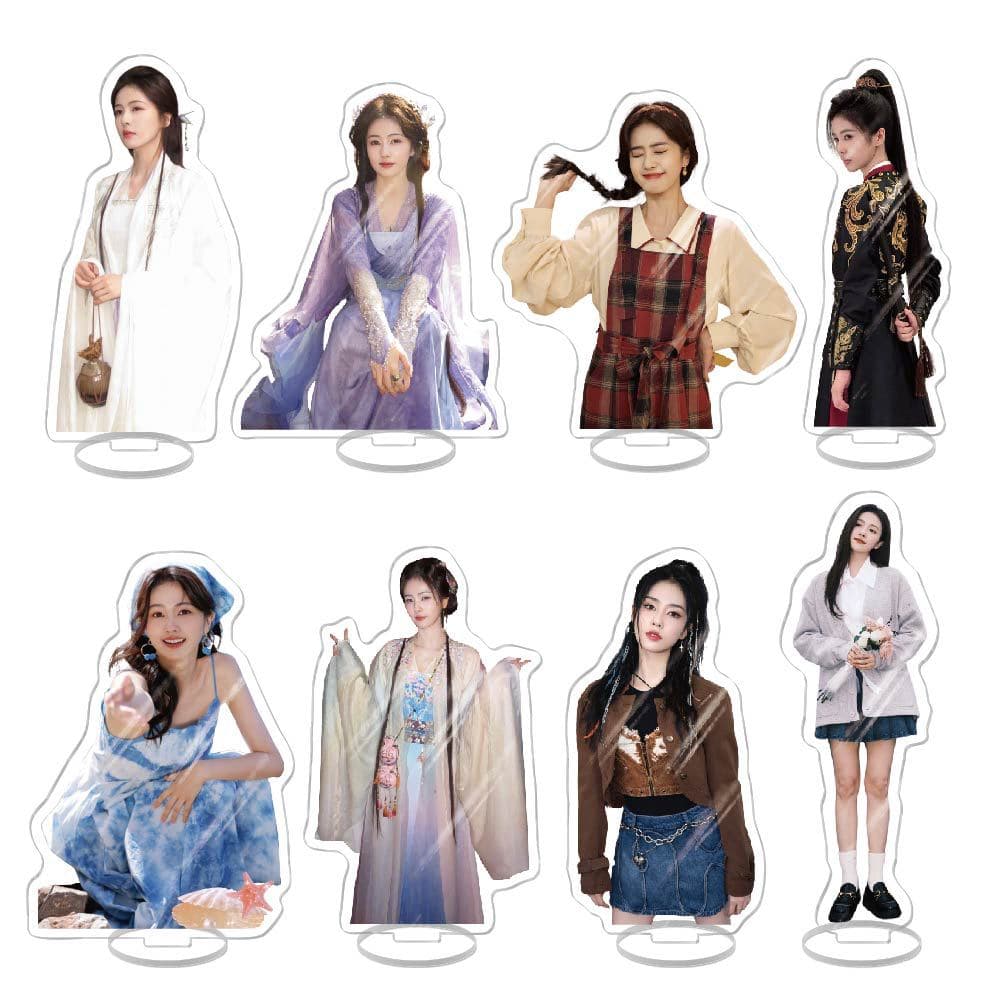 White Deer Star Peripheral Idol Bailu Creative Humanoid Star Peripheral Desktop Decoration Acrylic Stand