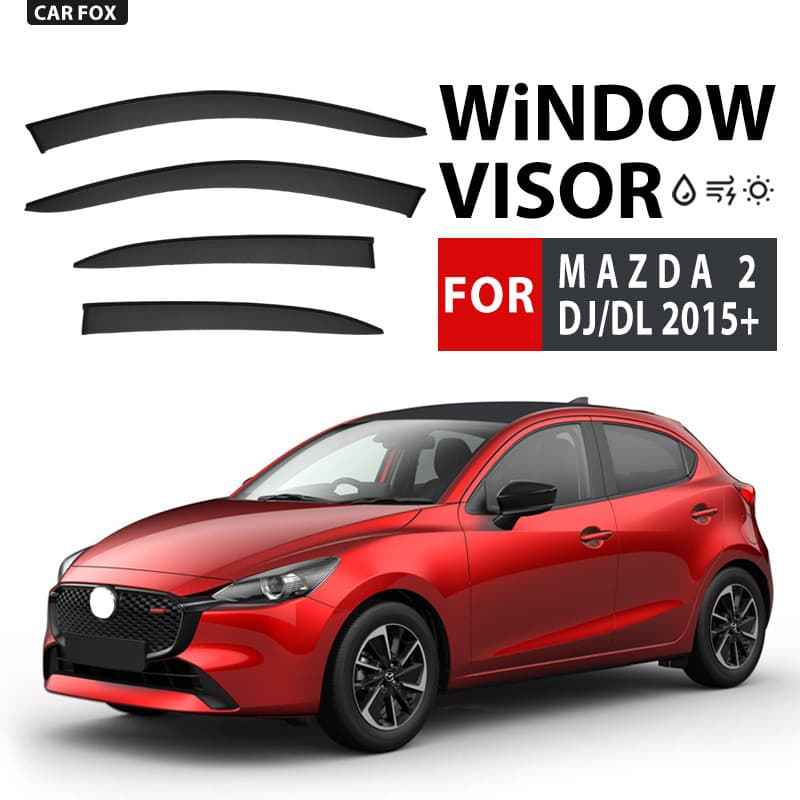 Suitable for Mazda 2 rain and shine eyebrow side window deflector MAZDA 2 DE/DH Window visor