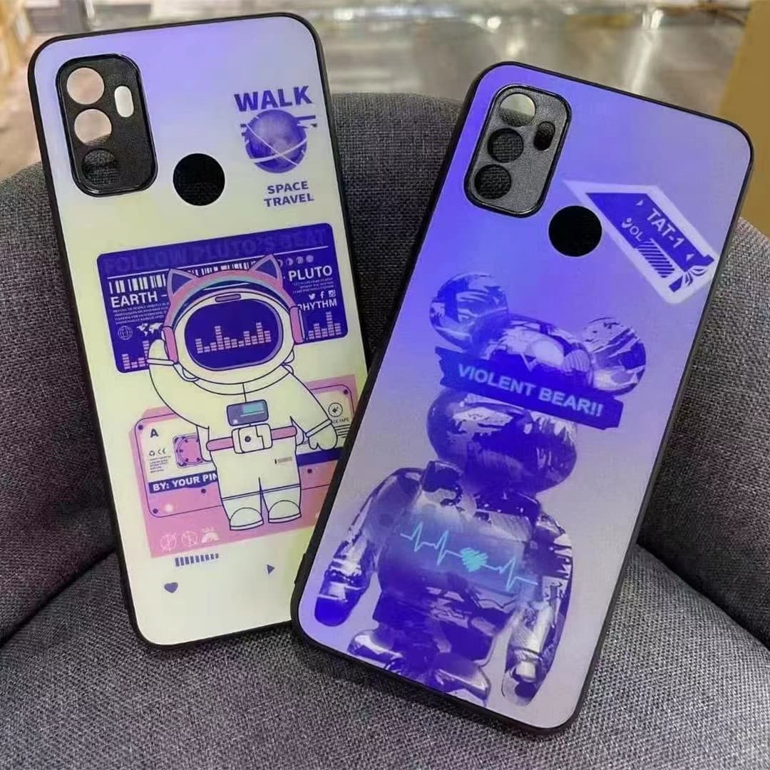 Matte feel suitable for Apple 16E Blu-ray mobile phone case iphone17 cartoon laser case 13 two-in-one 12 new