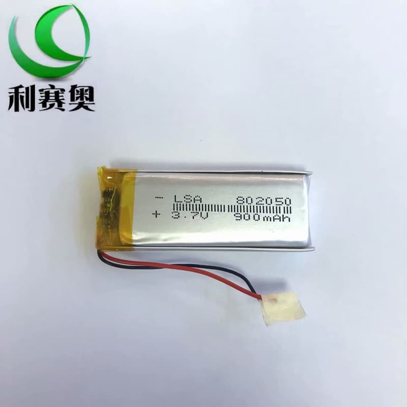 Factory Supply 802050 Polymer Lithium Battery 800mAh 3.7V for Adult Products, Beauty Devices, Walkie-Talkies