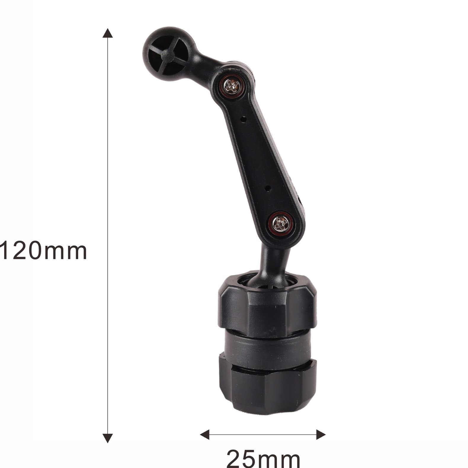 Joint expansion rod 17MM ball head extension car bracket hanging 360 rotation car mother ball head socket connecting rod