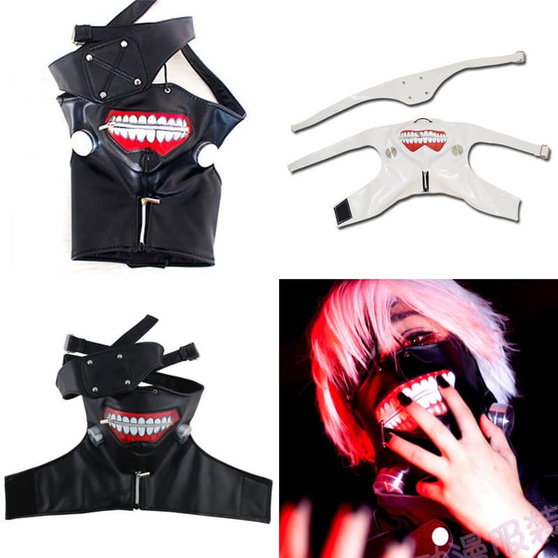 Tokyo Ghoul Mask Zipper Ghoul Mask Kaneki Ken Cosplay Props and Costumes
