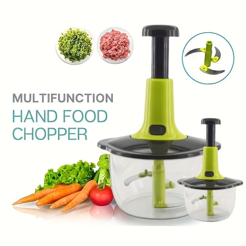 Cross-Border Multi-Function Vegetable Chopper Press-and-Play Meat Grinder Baby Food Processor Chili and Garlic Grinder