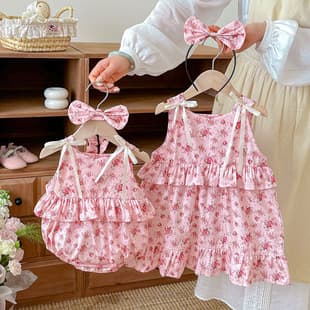 26 New Baby Bodysuit Romper Summer Short Sleeve Infant Clothes Dress Girls Cotton Korean Style Toddler