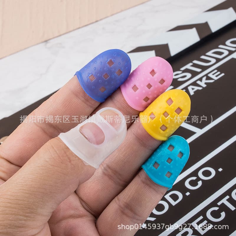 Guitar left-hand finger sleeves painless string pressing protectors ukulele finger guards dropshipping