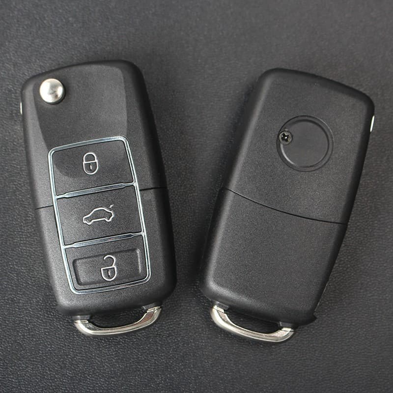 Suitable for Volkswagen Lavida Bora polo Sagitar Passat Jetta Skoda car key replacement shell waterproof