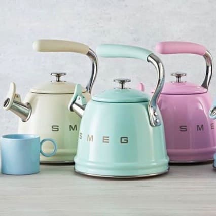 SME G retro household stainless steel retro whistle kettle induction cooker large capacity 2.3L kettle