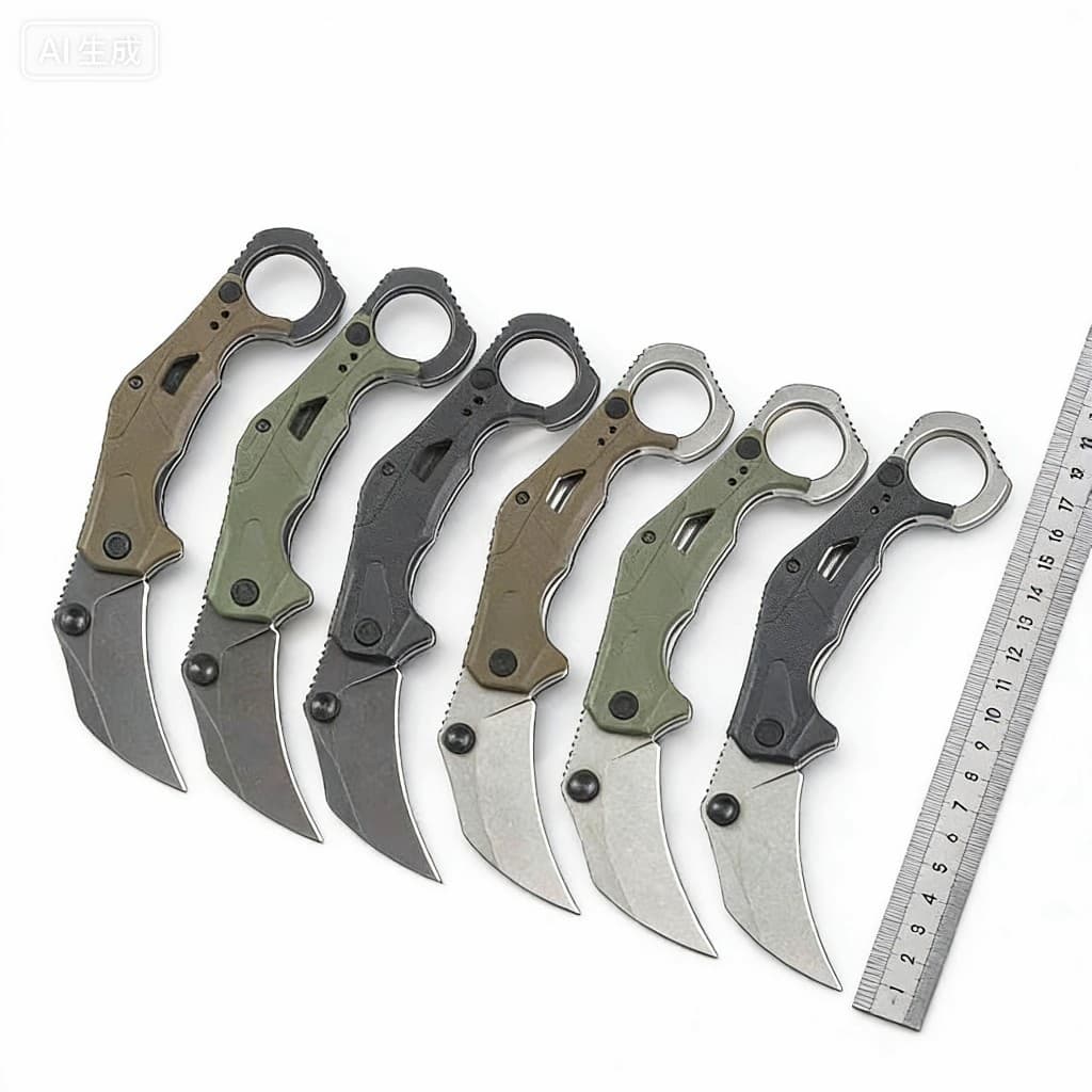 In Stock Kershaw Chive 2064 Folding Claw Knife Survival Multi-Function Knife Mini Fruit Knife Portable