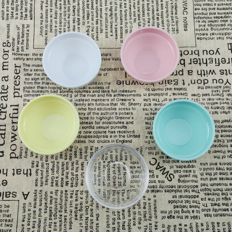 Non-glass Spa Essential Oil Bowl Transparent Bowl Thickened Face Mask Bowl Beauty Salon Mixing Bowl Spa Supplies Tools