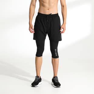 Men's Summer Quick-Dry Fitness Sports Shorts, New Brand Double-Layer Breathable Shorts
