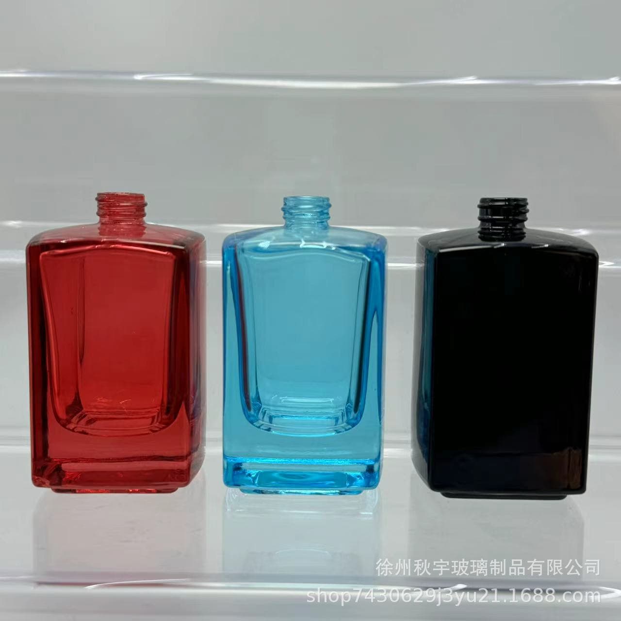 Perfume Refillable Bottle with Screw Cap, Fine Mist Spray, Portable Glass Travel Sample Bottle for Cosmetics, Wholesale