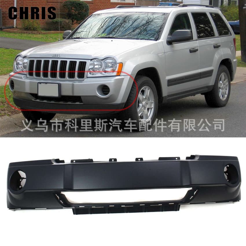 Compatible with 2005-2007 Jeep Grand Cherokee Front Bumper 5159124AA