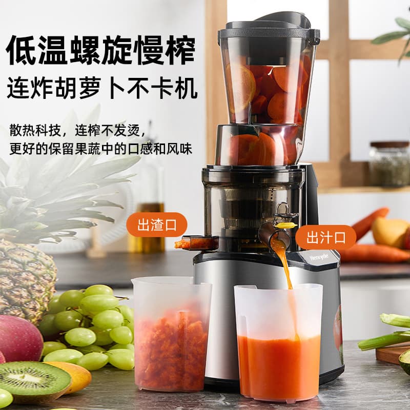 Henryde Juicer with Pulp Separation, Ready Stock Fast Shipping, Home Large Feed Chute No-Cut Filter Juicer