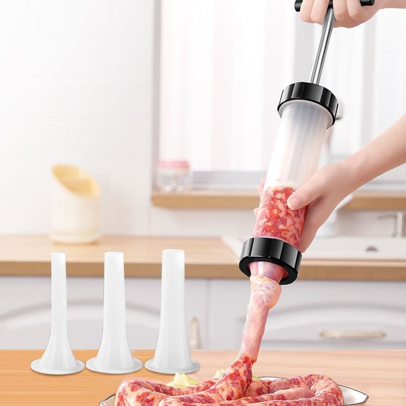 Wholesale Small Sausage Stuffer Homemade Sausage Making Tool Manual Hand Push Sausage Filler Household Sausage Casing Stuffer
