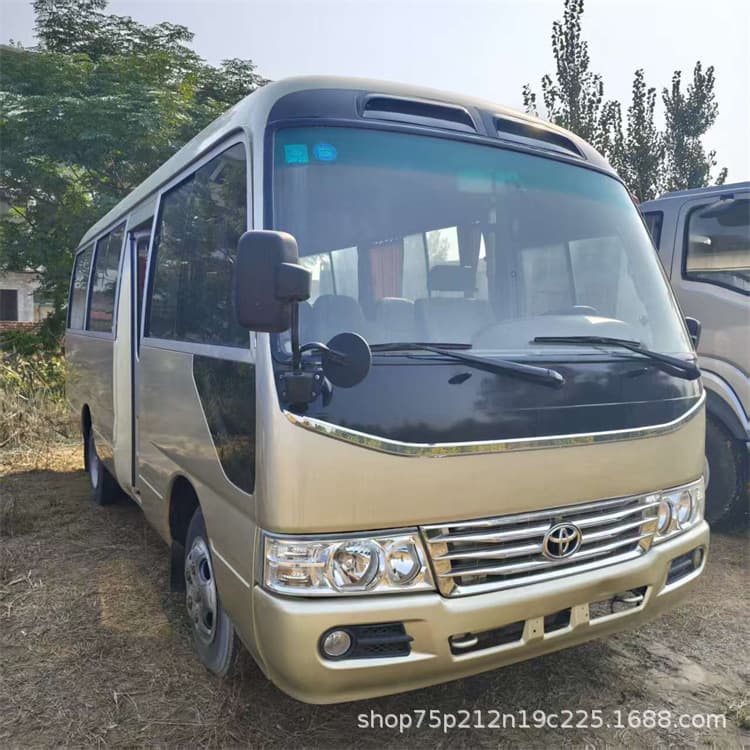Foreign Trade Export Used Premium 13-23 Seats Coaster Business Vehicle Minibus Coach Medium Luxury Cabin