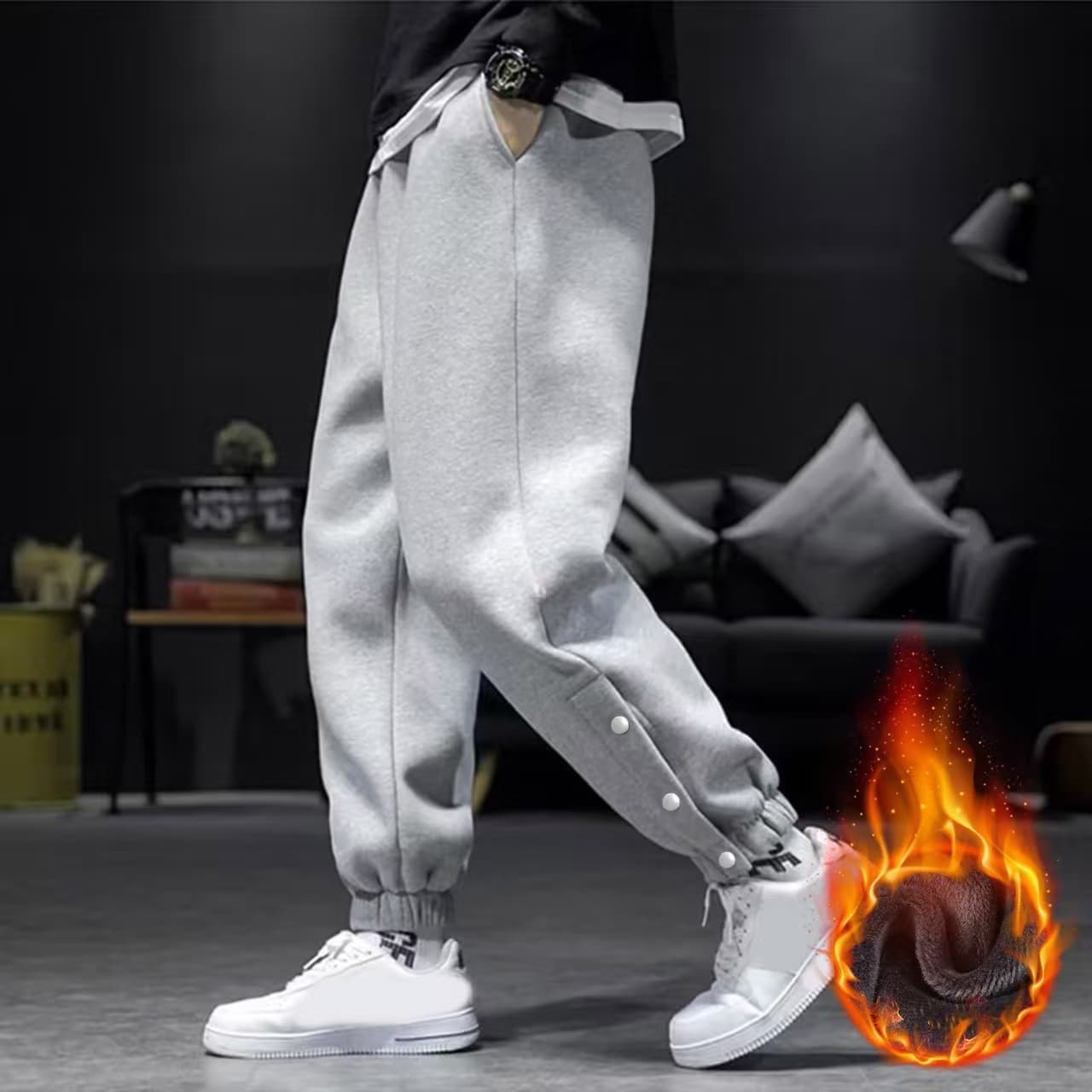 New Trendy Fleece-Lined Casual Pants