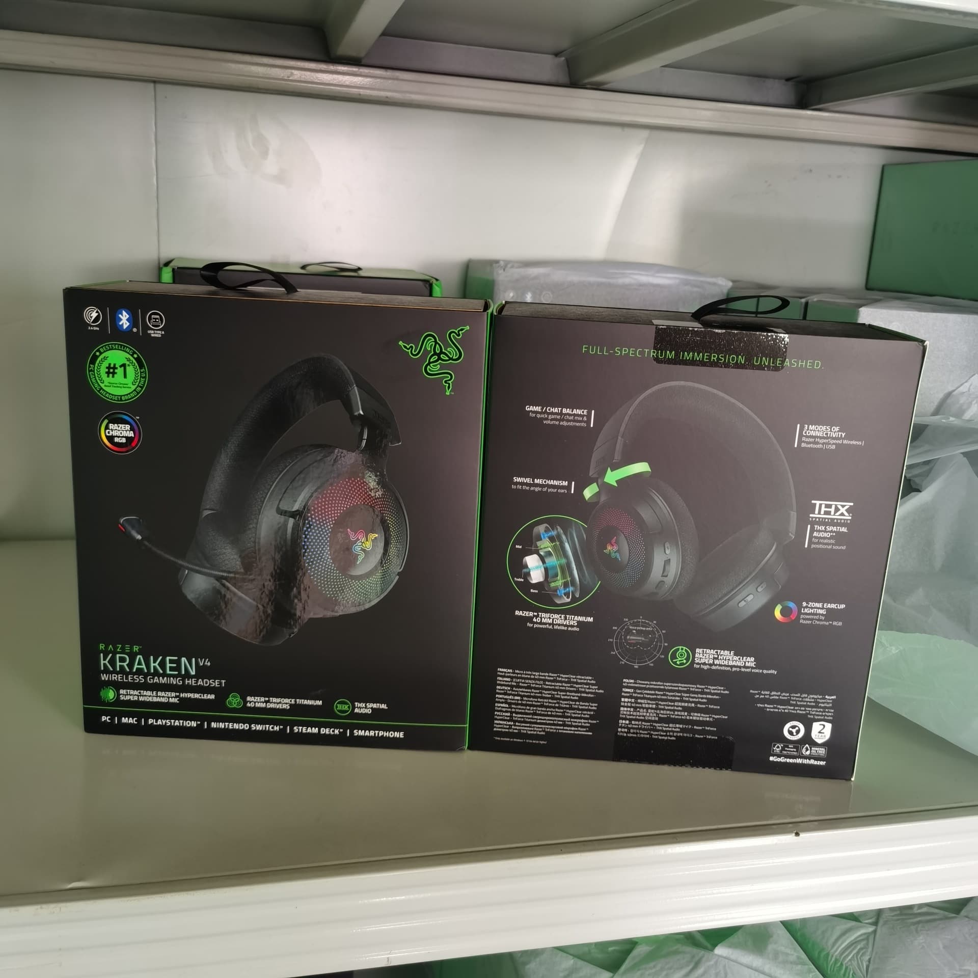 Compatible with Kraken V4 Headset, Kraken V4X Headset