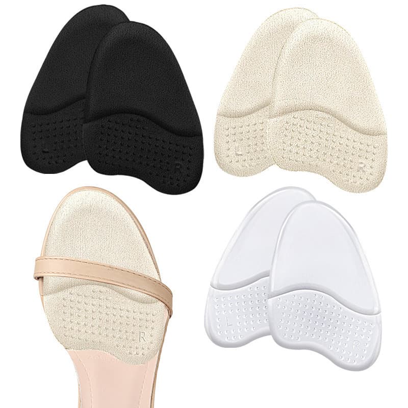 GEL Anti-Slip Forefoot Pads for Women, Invisible Self-Adhesive Durable Anti-Slip Stickers, Soft Granule Cushioned Foot Pads