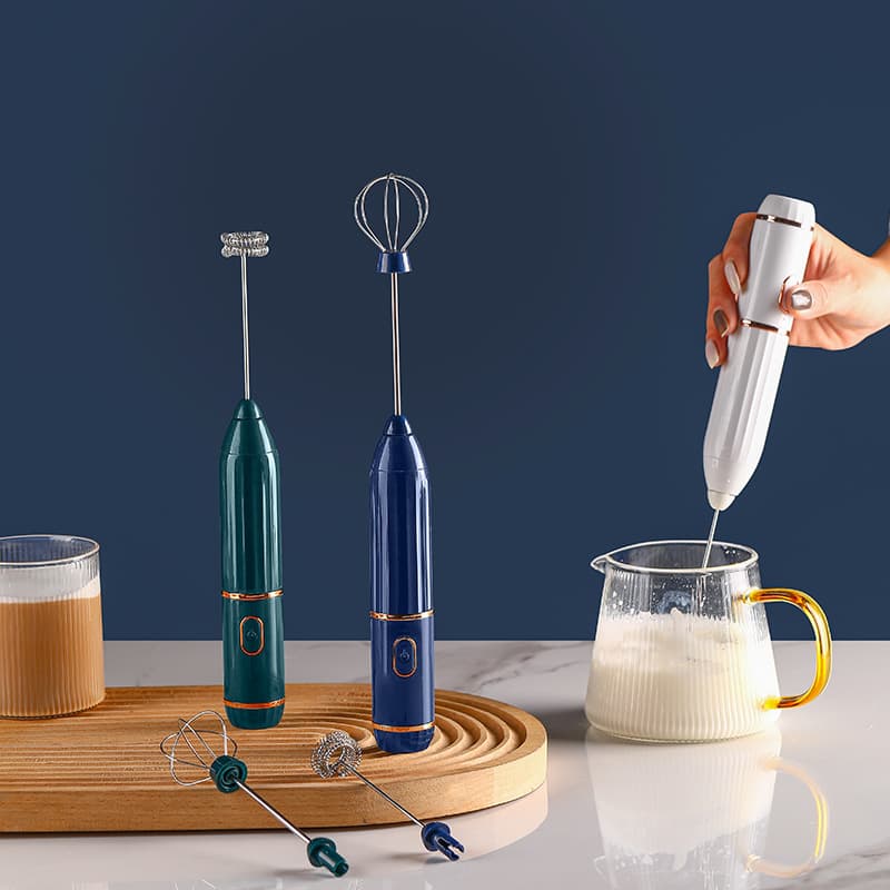 Milk Frother Handheld Frother Milk Frother Coffee Egg Beater Small Mixing Stick Household Electric Milk Frother