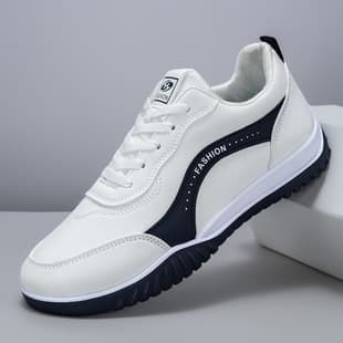 Casual Sneakers 2026 Spring New High-End Soft Sole Soft Upper Fashionable Breathable Lace-Up Versatile Shoes