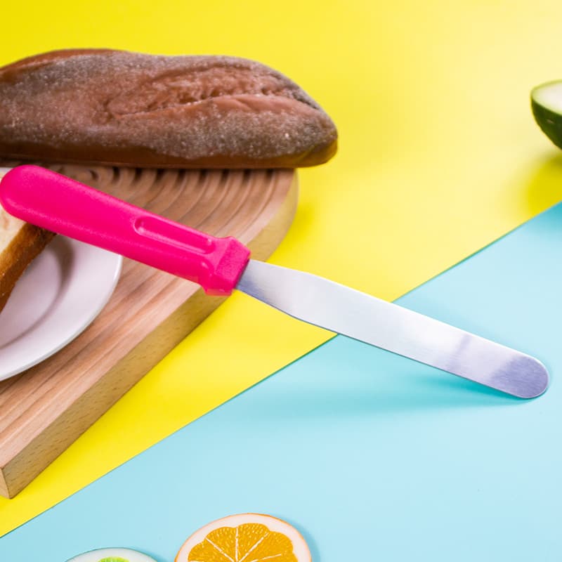 Cake Spatula Baking Spatula Icing Cream Cake Scraper Stainless Steel Palette Knife Tool 6-inch Straight Offset Spatula
