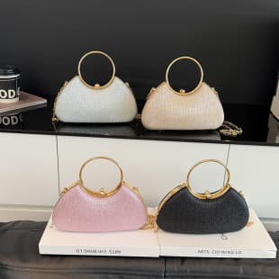 2025 Autumn New Evening Bag, Premium Girly Box Handbag, Ins Popular Commute Shoulder Crossbody Bag