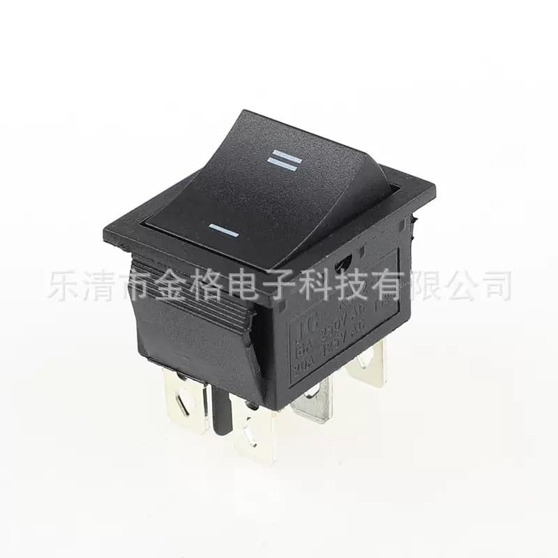 Rocker Switch 3-Position with Light 2-Pin 3-Pin 4-Pin Oval Round Rocker Toggle Switch KCD1 KCD3 KCD4