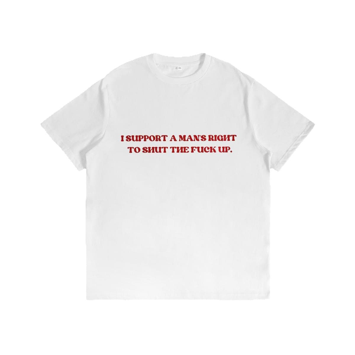 Cross-border Pure Cotton Funny Girl Sassy Edgy Chaotic Viral Party Tee