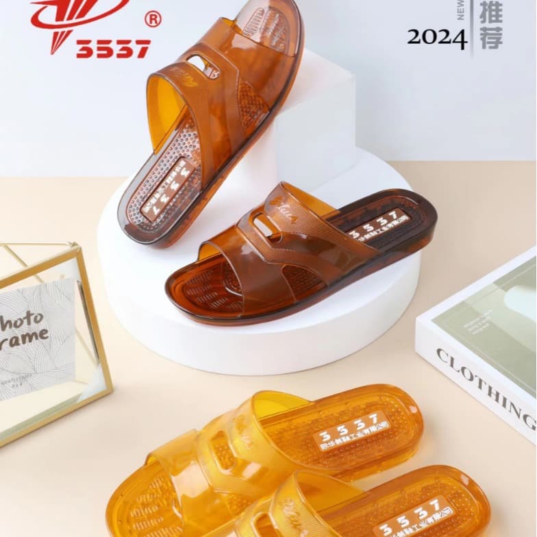 3537 New Summer Home Men's Crystal Slippers, Supermarket Hotel Men's Shoes, Indoor Non-Slip Men's Sandals Direct Sales