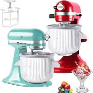 Ice Cream Maker KitchenAid Stand Mixer KitchenAid Ice Cream Attachment Set Compatible with 5/6/7QT