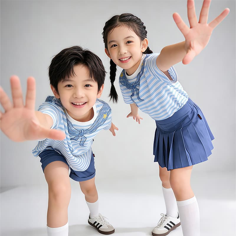 Fei Tong Er Xi" Elementary School Class Uniforms, Performance Costumes, Elementary School Uniforms, Children's Performance Costumes, Breathable Kindergarten Uniforms