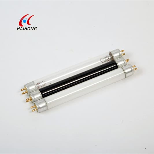 Haihong T5 4W 6W 8W BLB Currency Detection Mosquito Attracting Lamp Tube Black Light Purple Light Tube UV 365NM UVA Lamp