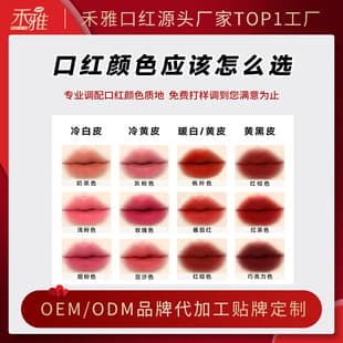Lipstick formula customization, color and texture blending, lip glaze, lip balm, lip oil, lip gloss OEM processing private label