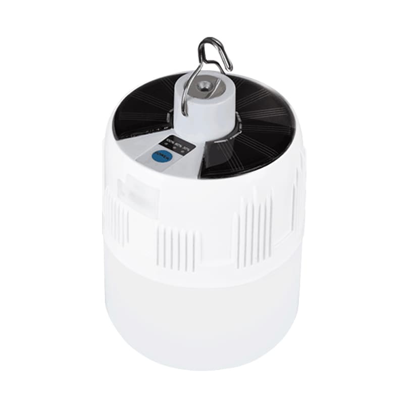 Solar outdoor garden light lighting rechargeable battery household indoor all-in-one night hanging camping single light bulb rechargeable