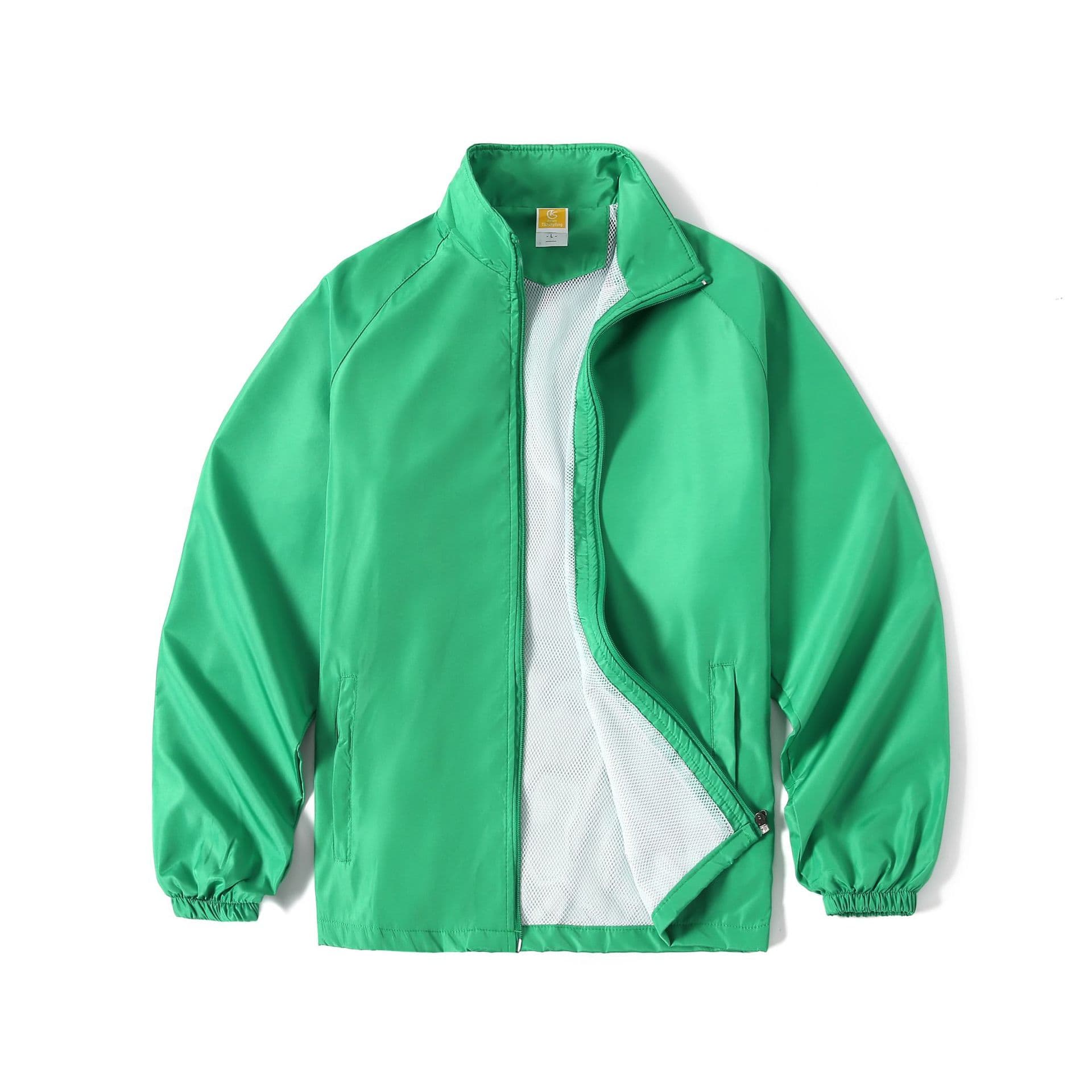 Composite Material Windbreaker with Zipper Pockets, Autumn/Winter Windbreaker for Advertising and Logo Printing, Group Activity Workwear 112