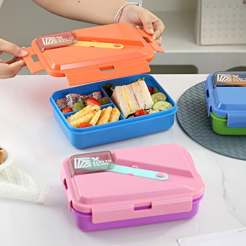 Cross-border Portable Sauce Box Food-Grade High-Temperature Resistant Student Lunch Box Microwave Office Worker Tableware Fat-Loss Meal