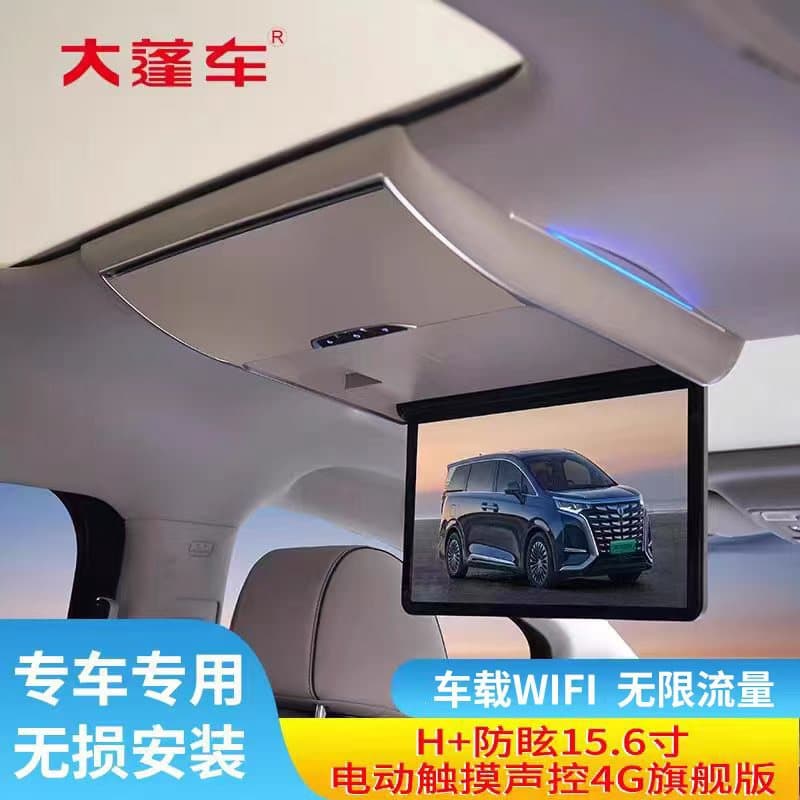 Dedicated car roof-mounted TV for Denza D9, Mercedes V260, Granvia, Hyundai Custo, Toyota Sienna