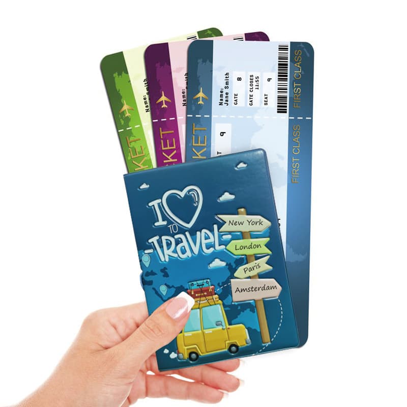 Creative Cartoon Travel Document Protector Passport Holder Cross-Border Passport Cover Stock Wholesale