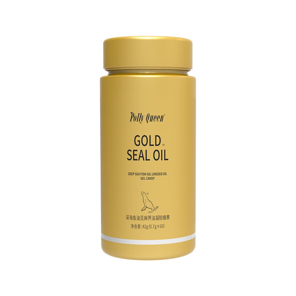 Polly Queen deep-sea fish oil and camelina oil gummy candies, deep-sea fish oil extract soft capsules, in stock.